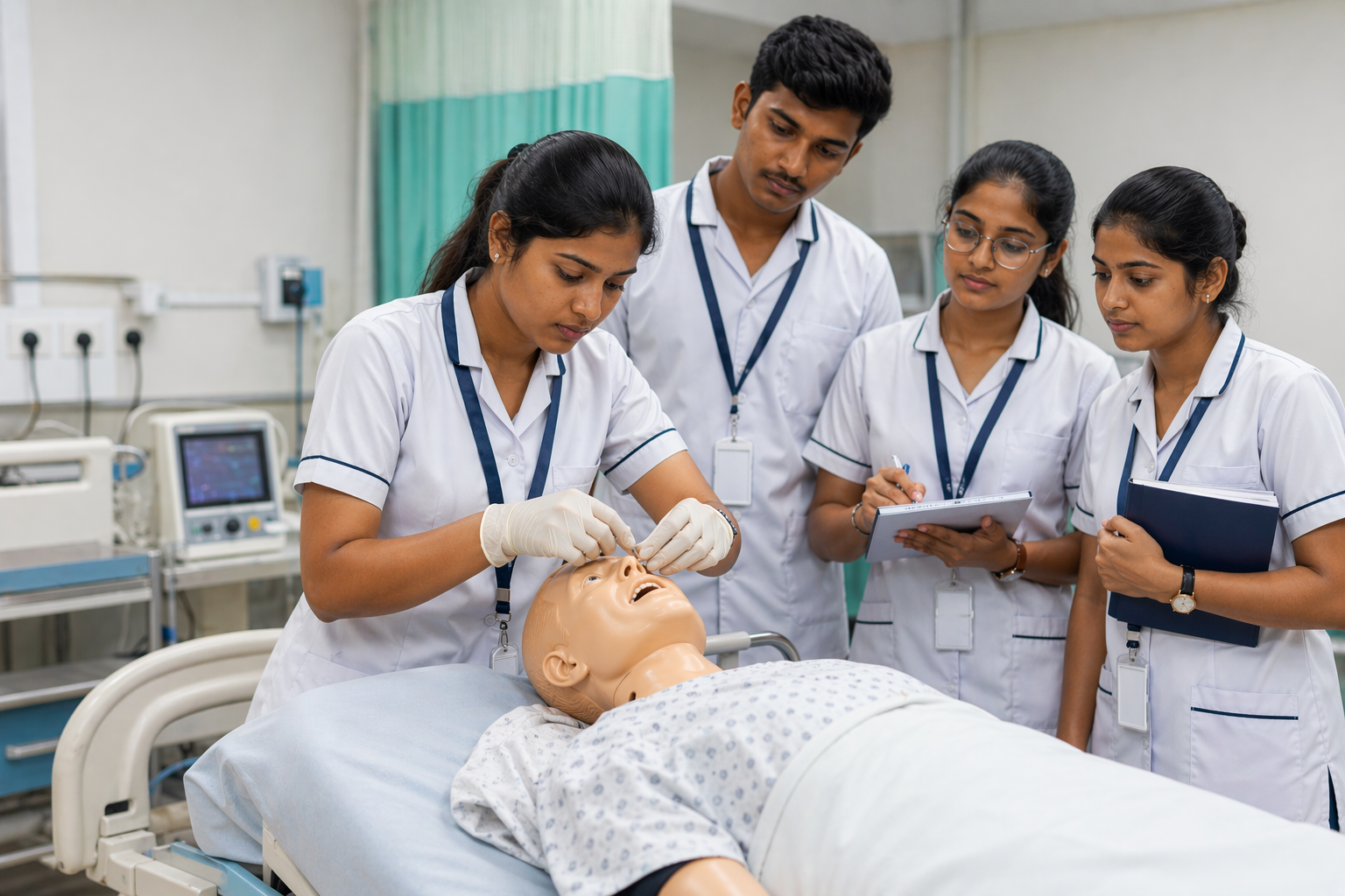 Department of Nursing students at ABS Academy