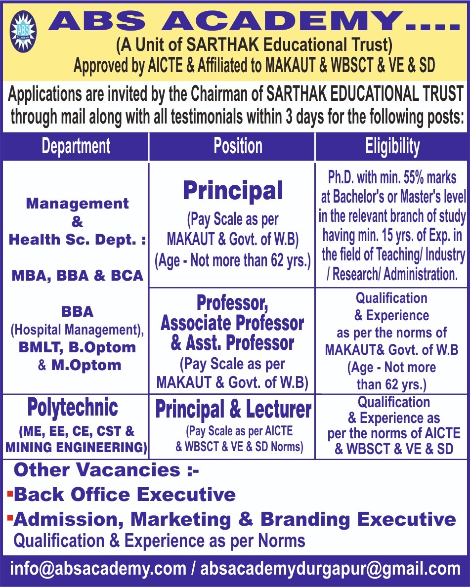 Recruitment at ABS Academy campus